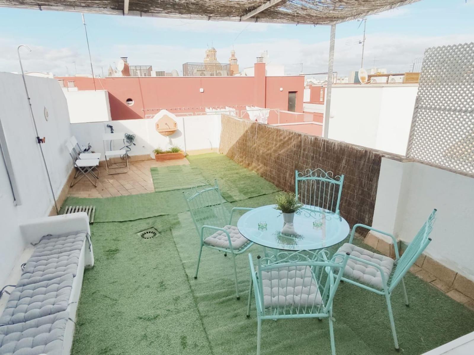 Homeyseville-Duplex Con Terraza Santa Cruz 5 Pax, Parking Optional Zimmer foto